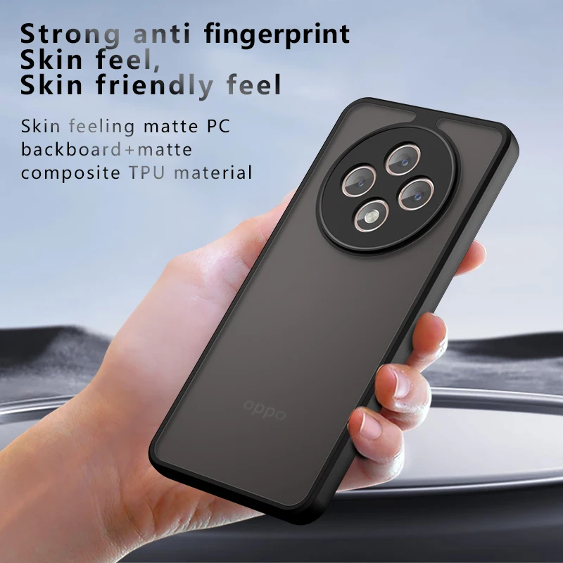 Funda para OPPO Reno 12 F 12FS 5G F27, Funda protectora transparente mate de lujo para OPPO Reno 12 FS, Funda acrílica a prueba de golpes - imagen 2