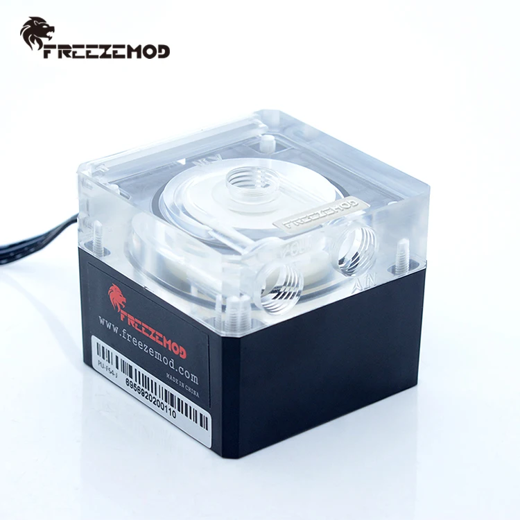 FREEZEMOD-enfriador de agua PU-FS4M-J PC, bomba silenciosa PWM, flujo inteligente 800L/H, 12V/5V, luz RGB Aure PU-FS4M-J - imagen 2