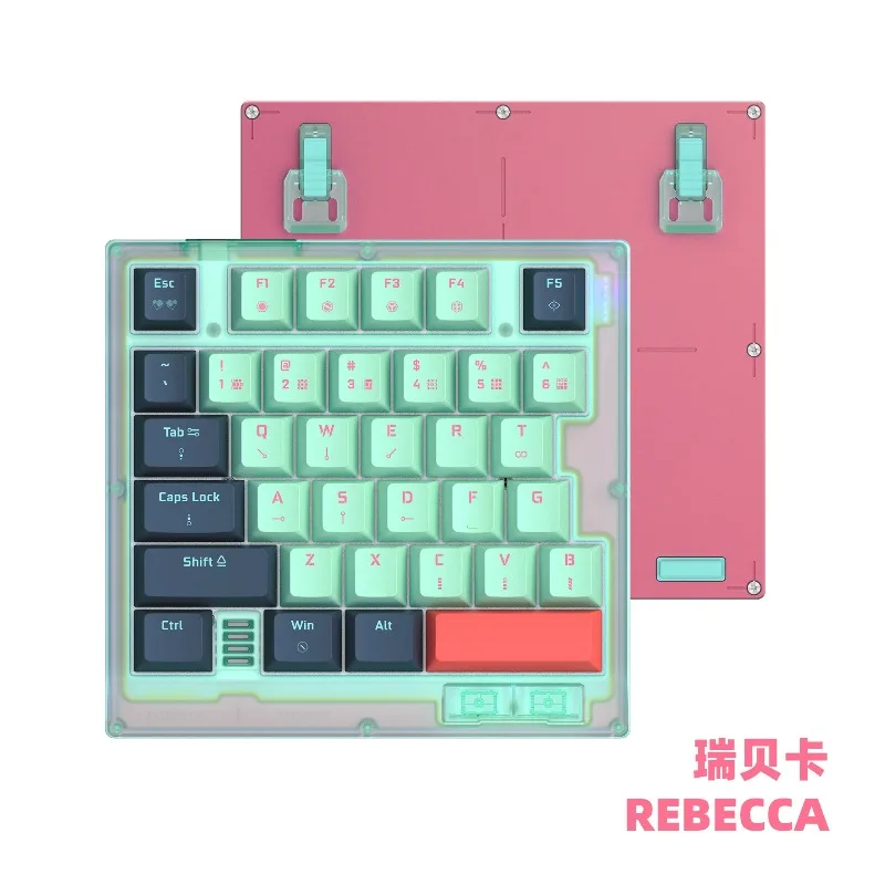 Teamwalf Hitboy Hk35 teclado con interruptor magnético con cable de una sola mano Semi aluminio 8k reproductor Rgb teclado de jugador para Valorant FPS - imagen 2