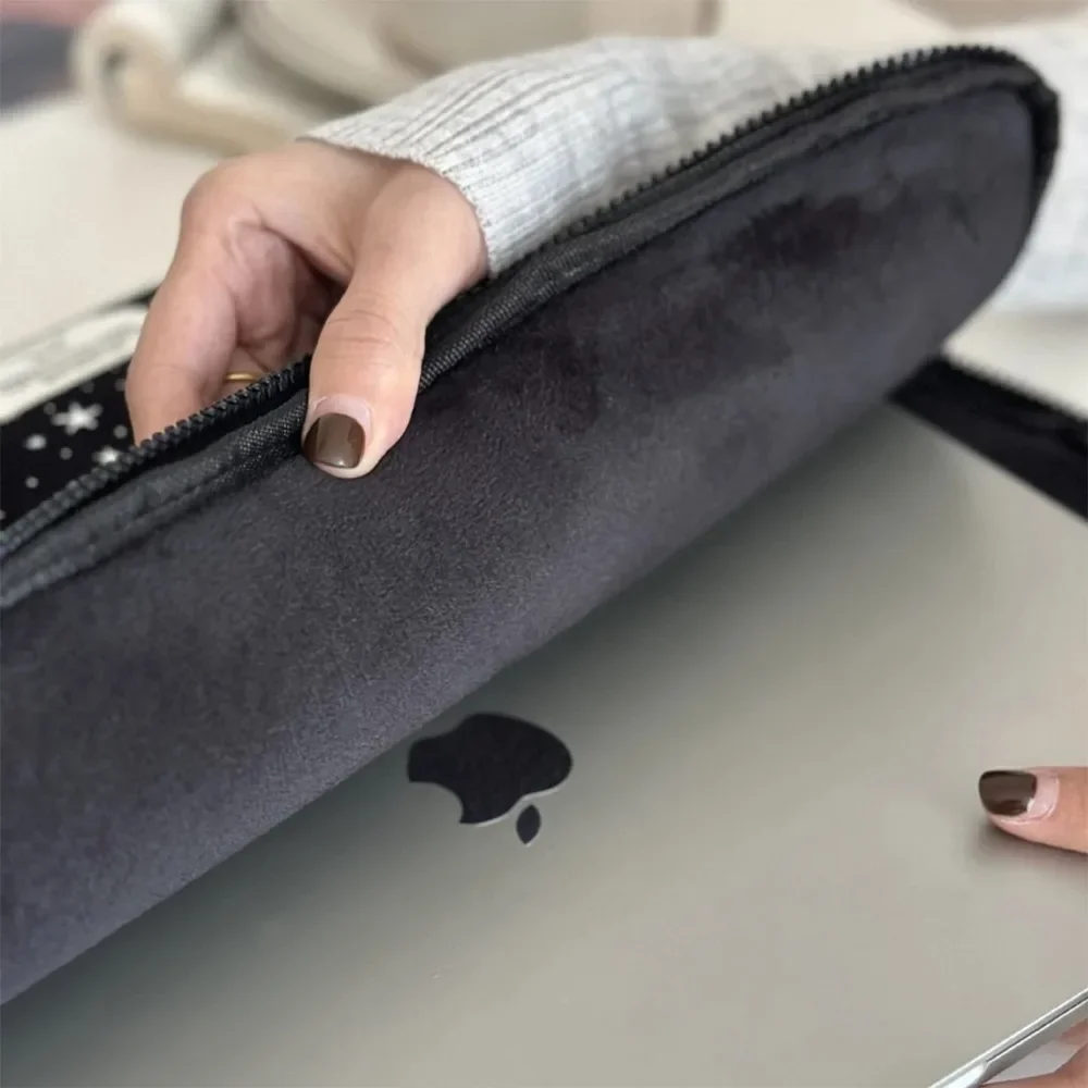 Funda para ordenador portátil 11 12,9 13,3 14 15,6 pulgadas funda para portátil Macbook Air Pro 16 hombres mujeres bolsa de viaje portátil fundas Little Star - imagen 4