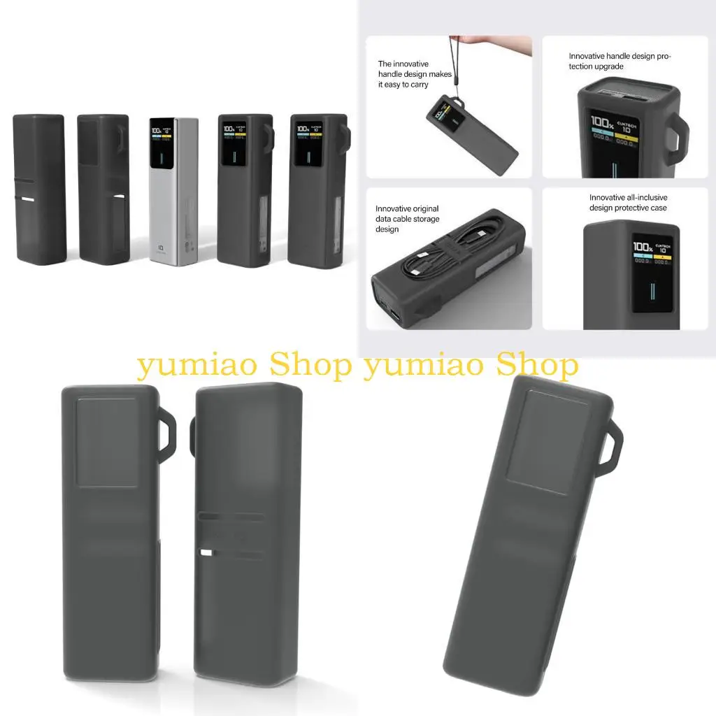 587b Cubierta protectora silicona a prueba choques para carcasa cargador portátil No.10 con gestión