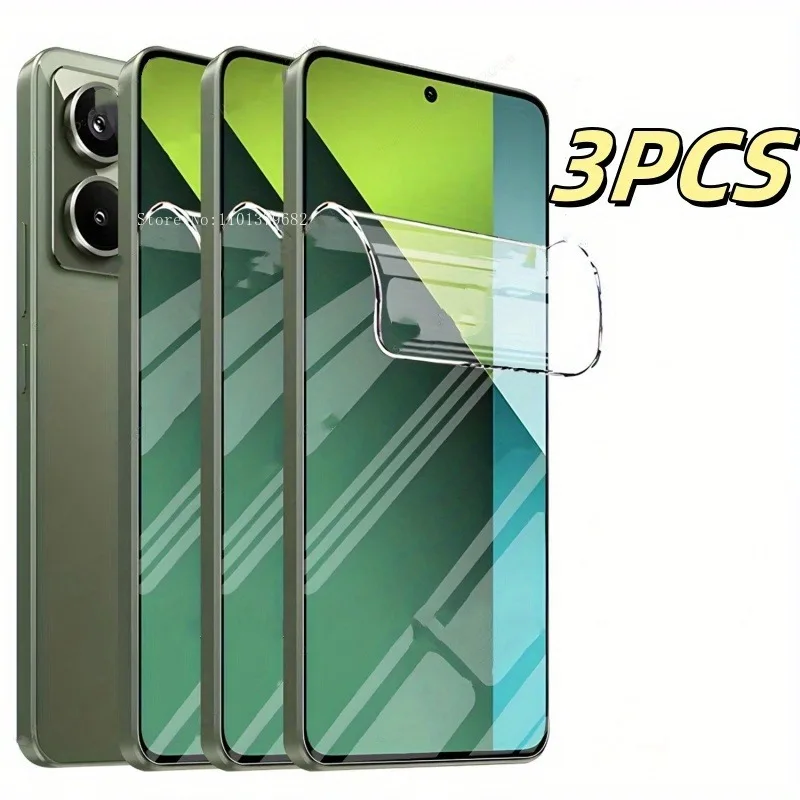 Película protectora de poliuretano termoplástico de 3 uds para Redmi Note 14 ProPlus 13 12 11 Pro 12 Pro Plus protectores de pantalla