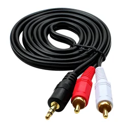 Adaptador Jack 3,5 mm a RCA Macho – Cable Audio Estéreo premium