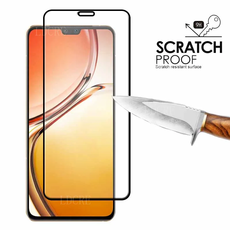 4 en 1 para Vivo V23 5G Glass para Vivo V23 5G vidrio templado 9H pegamento completo Protector de pantalla para Vivo V23 5G lente de vidrio - imagen 4