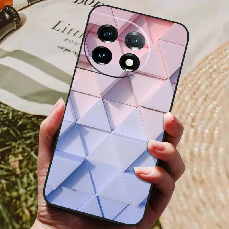 Para OnePlus 11 5G Funda de silicona lindo patrón suave TPU Funda de teléfono para One Plus 11 contraportada parachoques OnePlus11 PBH110 1 + 11 Funda - imagen 2