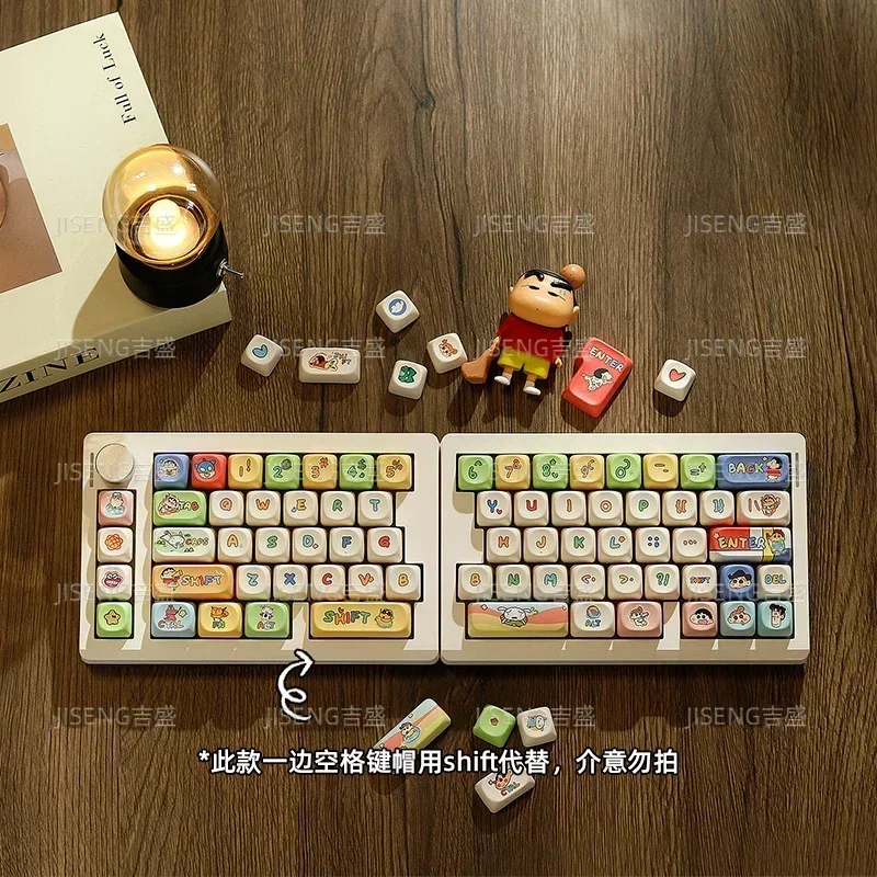 Nuevo teclado dividido GMK70, Kit de enchufe RGB, estructura de junta, teclado mecánico dividido inalámbrico/con cable Bluetooth personalizado de tres modos - imagen 3