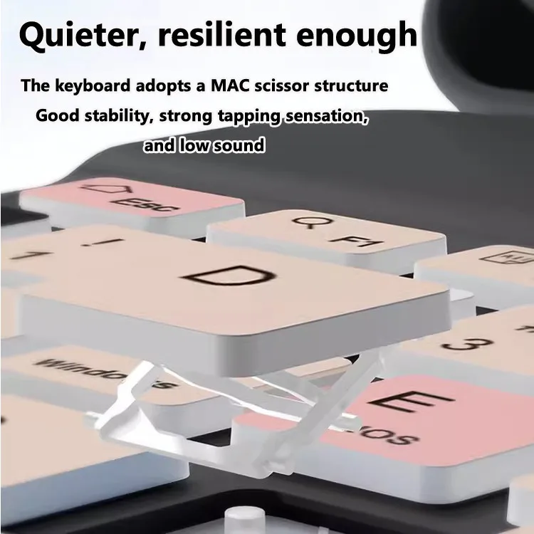 Teclado Bluetooth para Redmi Pad Pro 12,1 "Pro 5G para Xiaomi Poco Pad 5G 12,1 pulgadas 6S Pro 12,4 funda desmontable con ranura para lápiz - imagen 5