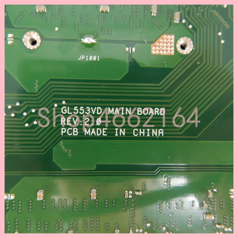 Placa base GL553VD i5/i7-7th Gen CPU GTX1050 GPU para For Asus GL553VD GL553VE FX553V FX553VE FX53V FX53VD ZX53V placa base para ordenador portátil - imagen 5