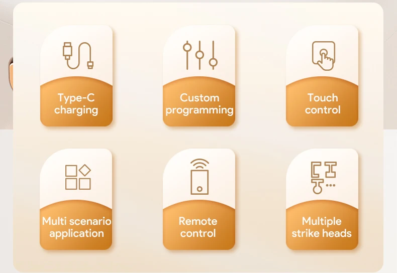 Un fondo blanco con íconos para diferentes tipos de programación