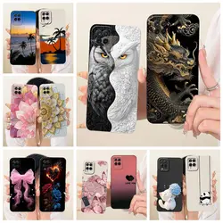 Funda Silicona Samsung Galaxy A12 – Diseño Dragón Búho Antigolpes
