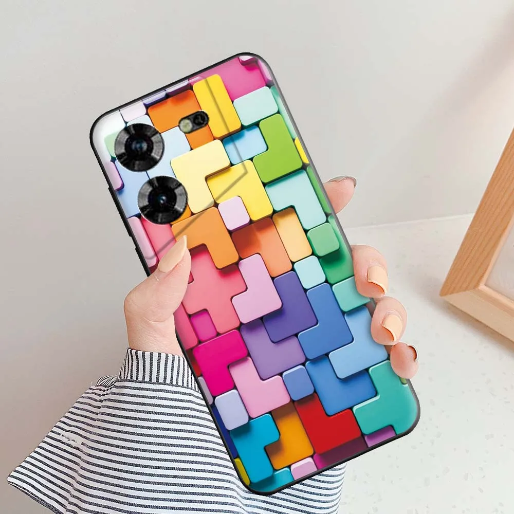 Funda de silicona con dibujos animados para Tecno Pova 5, carcasa bonita de animales para Tecno Pova5, parachoques de TPU - imagen 3