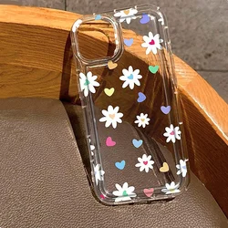 Funda Transparente Xiaomi POCO X3 Pro Corazón Flores Dibujos Animados