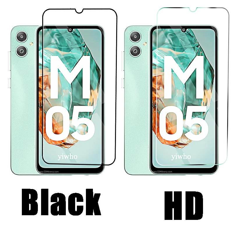 4-1 Uds vidrio templado para Samsung M05 M35 M55 M15 A55 A35 A25 A15 5G 4G Protector de pantalla película frontal protectora para Galaxy - imagen 3