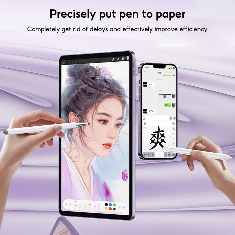 TBTIC Universal 3 en 1 lápiz capacitivo para iPad Matepad teléfono pantalla táctil Android Tablet lápiz - imagen 4