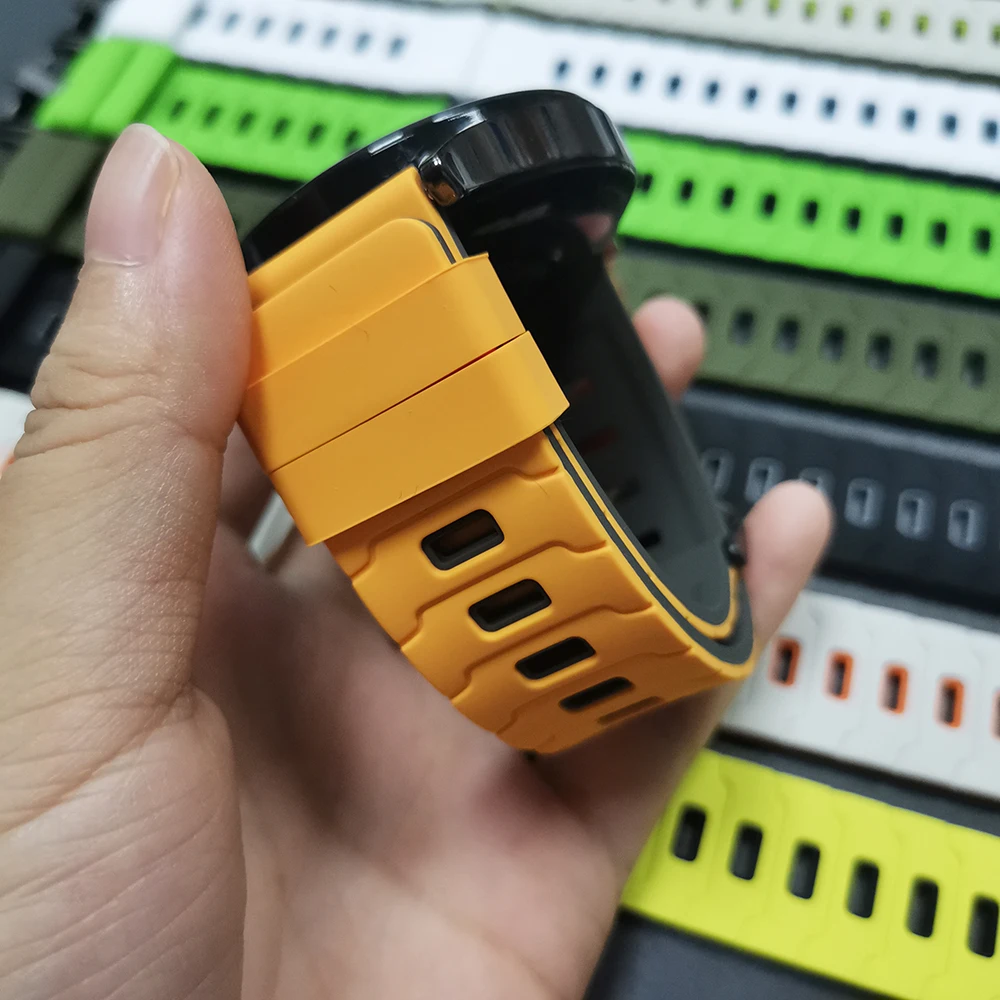 Correa de silicona de 22mm para Redmi Watch 5 Active/5Lite, pulsera para Xiaomi Watch Band S1 S2 S3 S4, accesorios deportivos de pulsera de goma - imagen 5