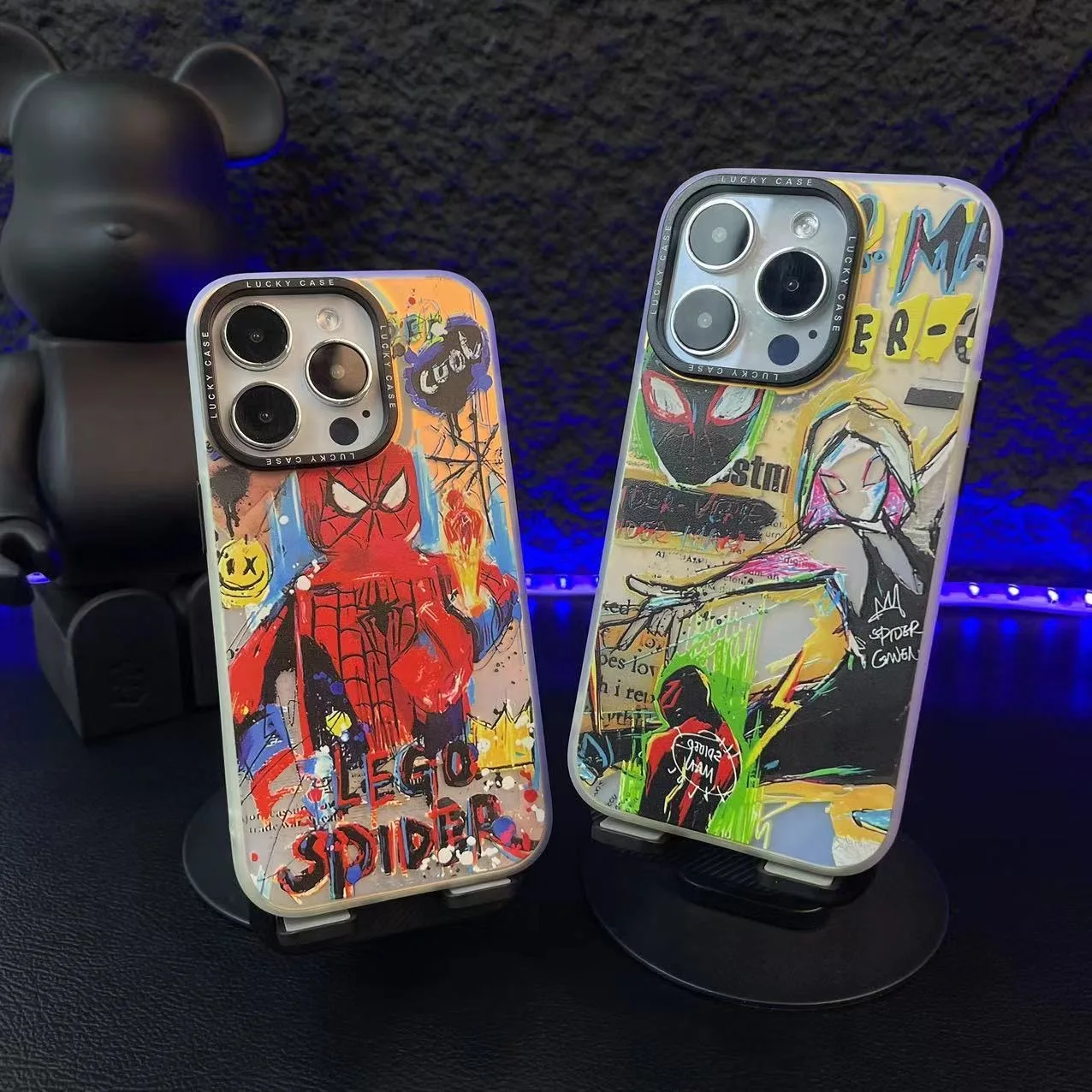 Funda de arte de moda spiderman para Samsung A35 A55 A25 A05 A15 A54 A34 A24 A14 A04 A13 A73 A53 A33 A23 A03 A13 A52 A72 4G 5G - imagen 3
