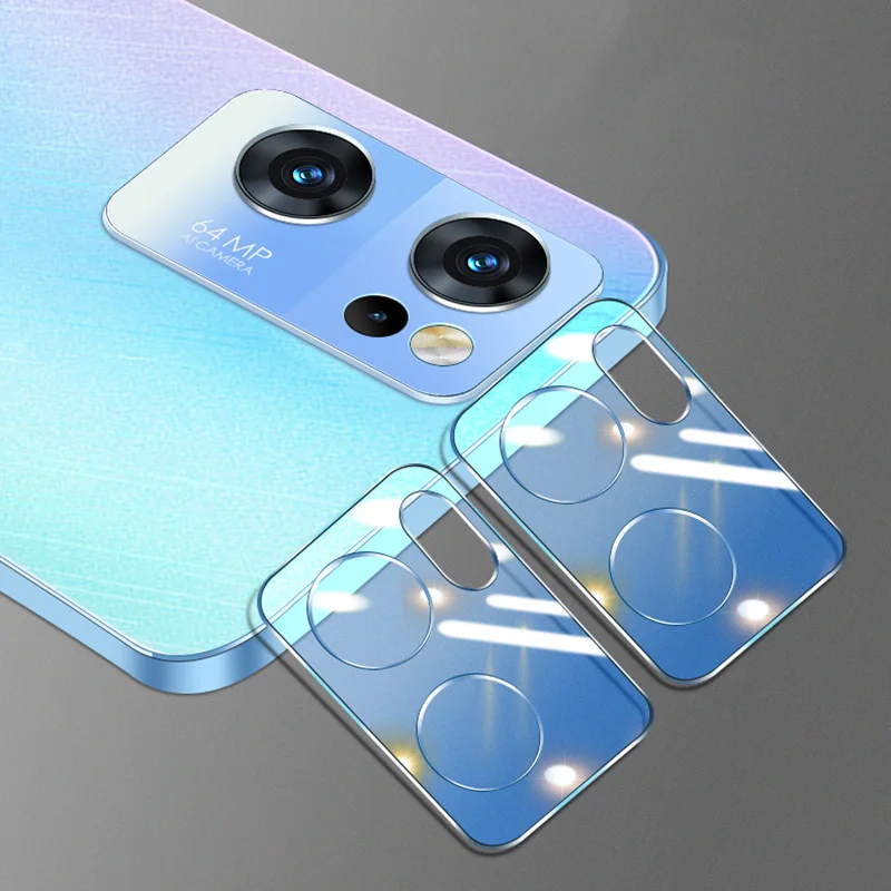 Para OPPO Reno 7 8 Pro 5G 7z 7A vidrio templado para Reno7 Reno8 Pro 9H Protector de lente de cámara cubierta de cámara película protectora de vidrio - imagen 4
