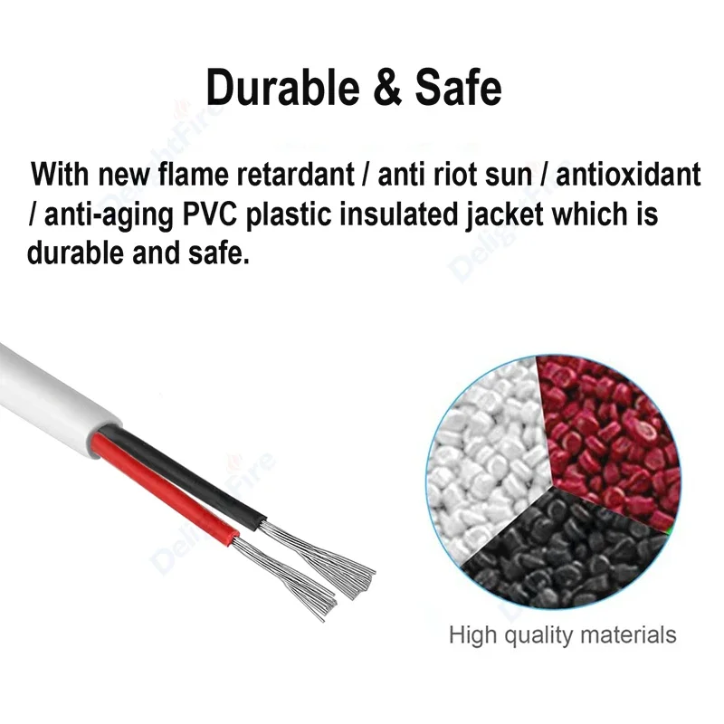 Cable eléctrico de 3 núcleos y 12V, 28 26 24 16 14 18 22 20 AWG, Cable redondo de cobre estañado para tira de luces LED automotrices, Audio de altavoz - imagen 4