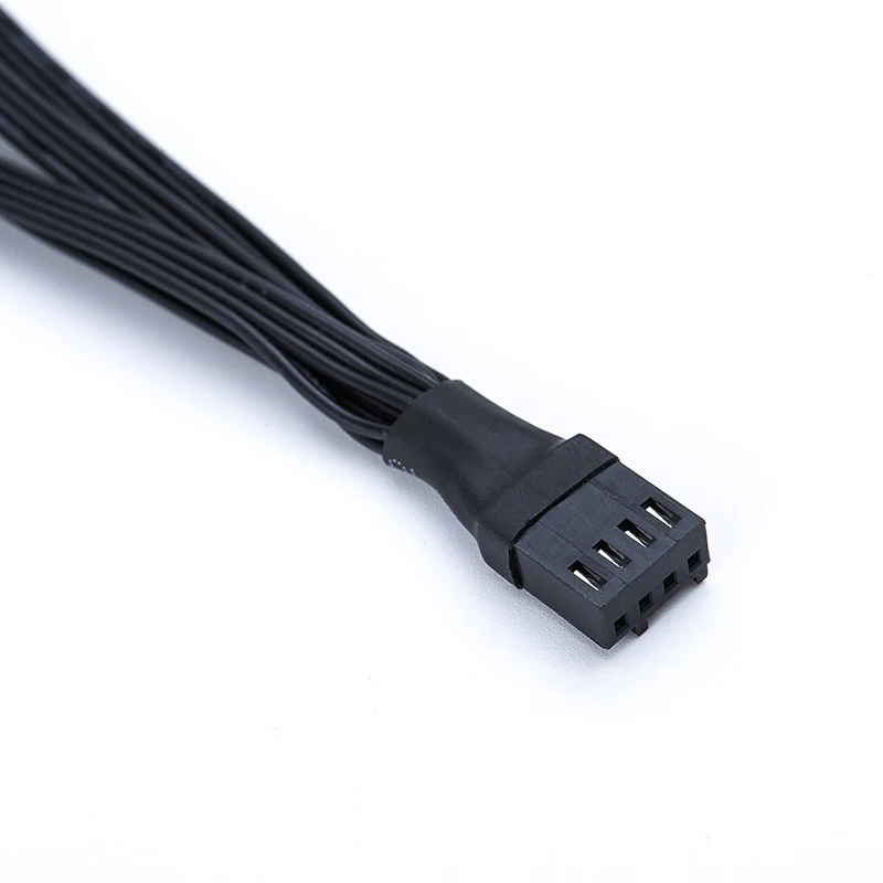 Cable adaptador de 4 pines para placa base, se divide en cuatro cables de extensión, Cable adaptador PWM de 4 pines, línea de extensión, termostato multiventilador ﻿ ﻿ - imagen 3