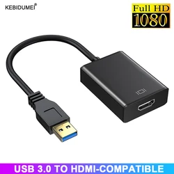 Adaptador USB 3.0 a HDMI 1080p para PC y portátil