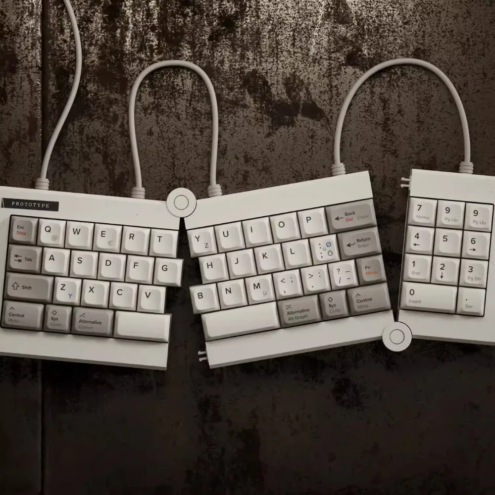 Juego de teclas clásicas PBS MV, 147 teclas PBT, tapa de teclado gris Retro clásica personalizada, perfil PBS, teclas para juegos para teclado mecánico - imagen 4