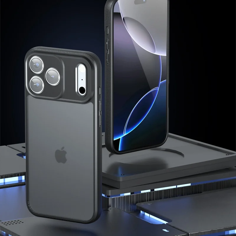 Para iPhone 17 Pro Max funda iPhone 17 Pro Capa armadura teléfono parachoques trasero a prueba de golpes mate transparente Fundas iPhone Air