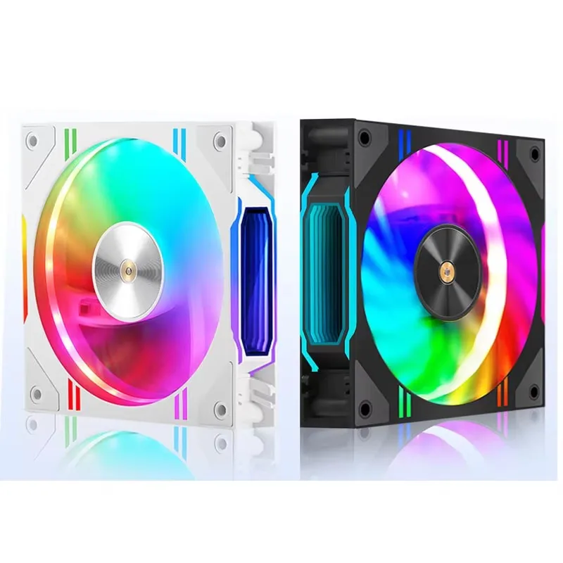 UPSIREN D30 120X120X30mm ventilador de refrigeración del chasis de la computadora adecuado para refrigeración por aire/radiador de refrigeración por agua/5V 3PIN ARGB/4PIN PWM - imagen 3