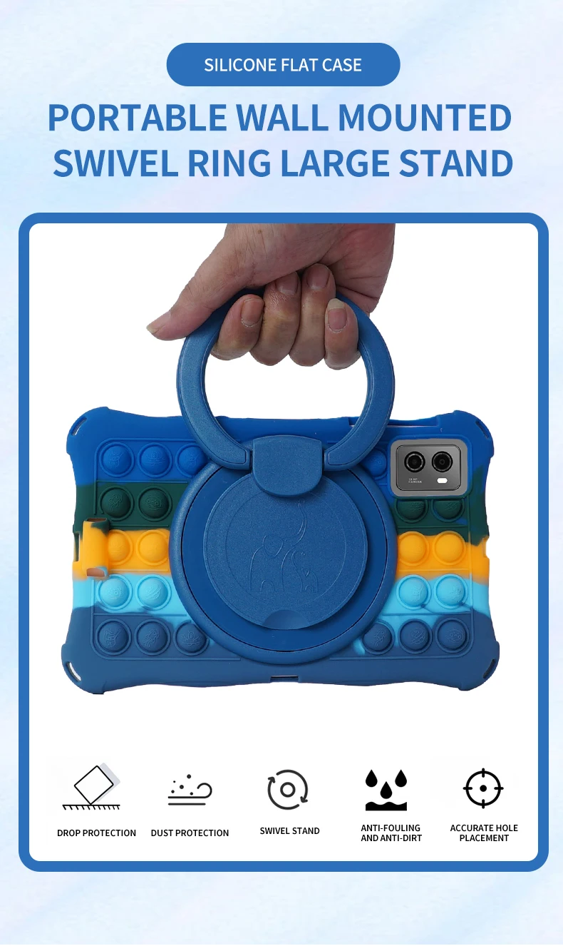 Vista trasera de la funda mostrando recortes precisos para cámara