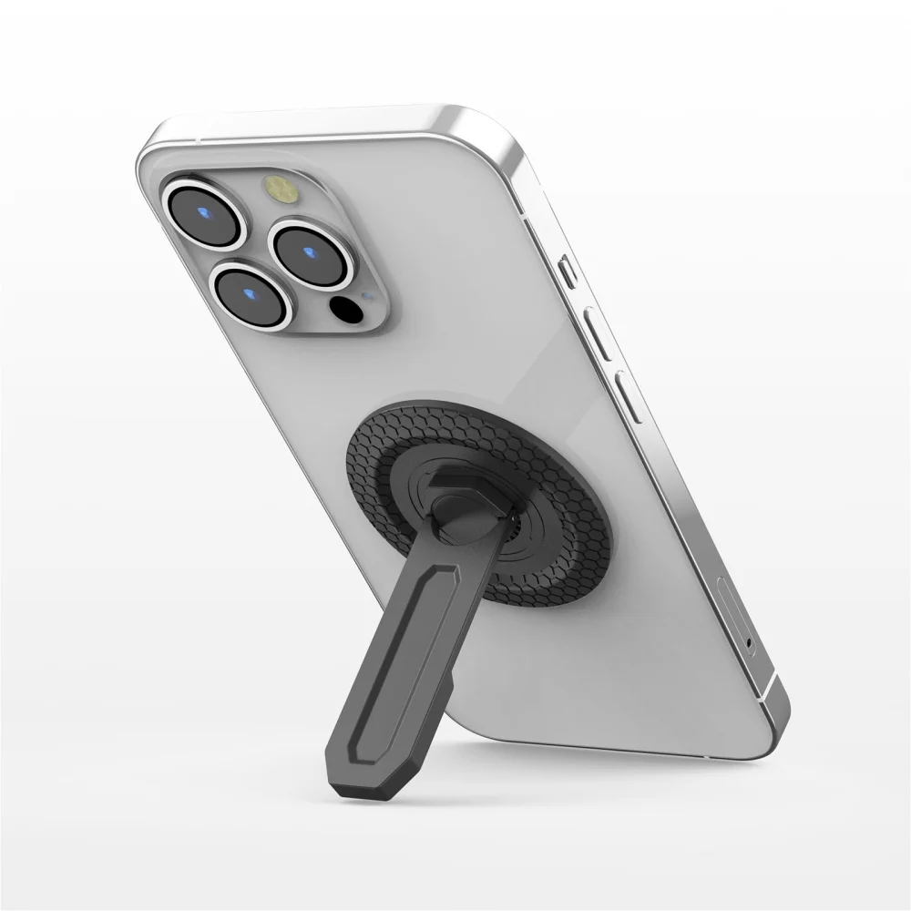 Para MagSafe Phone Grip Stand Kickstand para MagSafe IPhones, soporte magnético para teléfono móvil Grip giratorio 360 ° ,Soporte para iPhone
