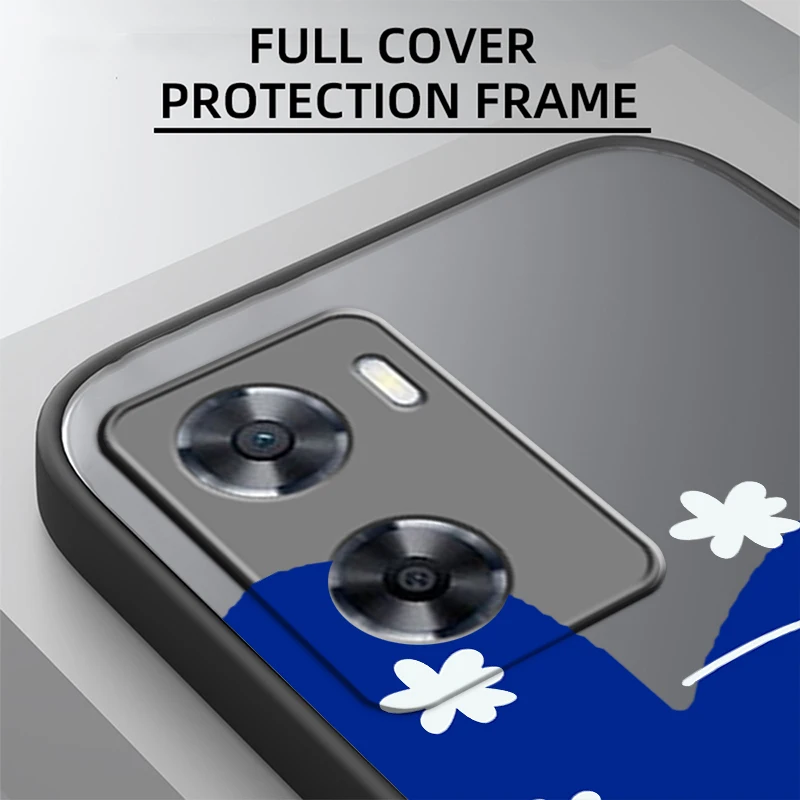 Funda translúcida autoesmerilada para OPPO X5, X3, A54S, A5, A94, A16, A53S, A57, A74, A72, A96, A98, A78, 5G - imagen 4