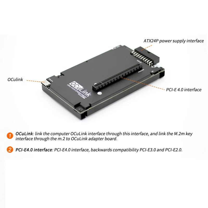 OCuP4V2 GPU Dock con ReDriver opcional, NVMe M.2 a OCuLink Adapter - imagen 3