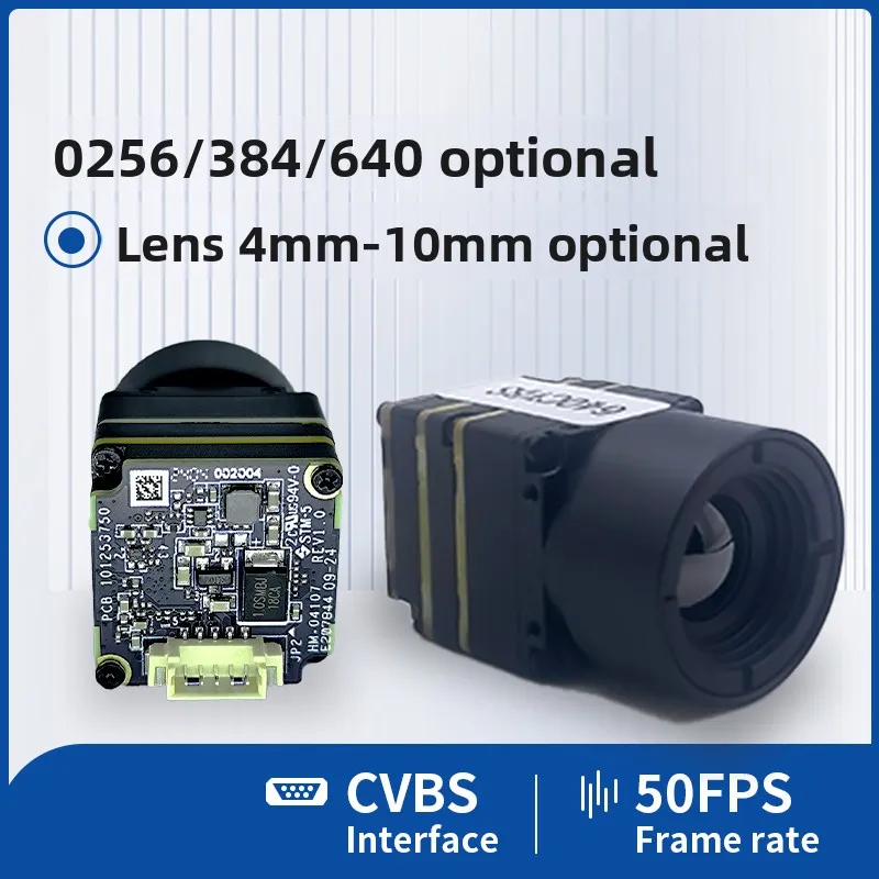 Cámara termográfica con lente JS 640X512 384X288 para Dron cruzado, vehículo infrarrojo, drones FPV con Detector CVB USB Raspberry Pi