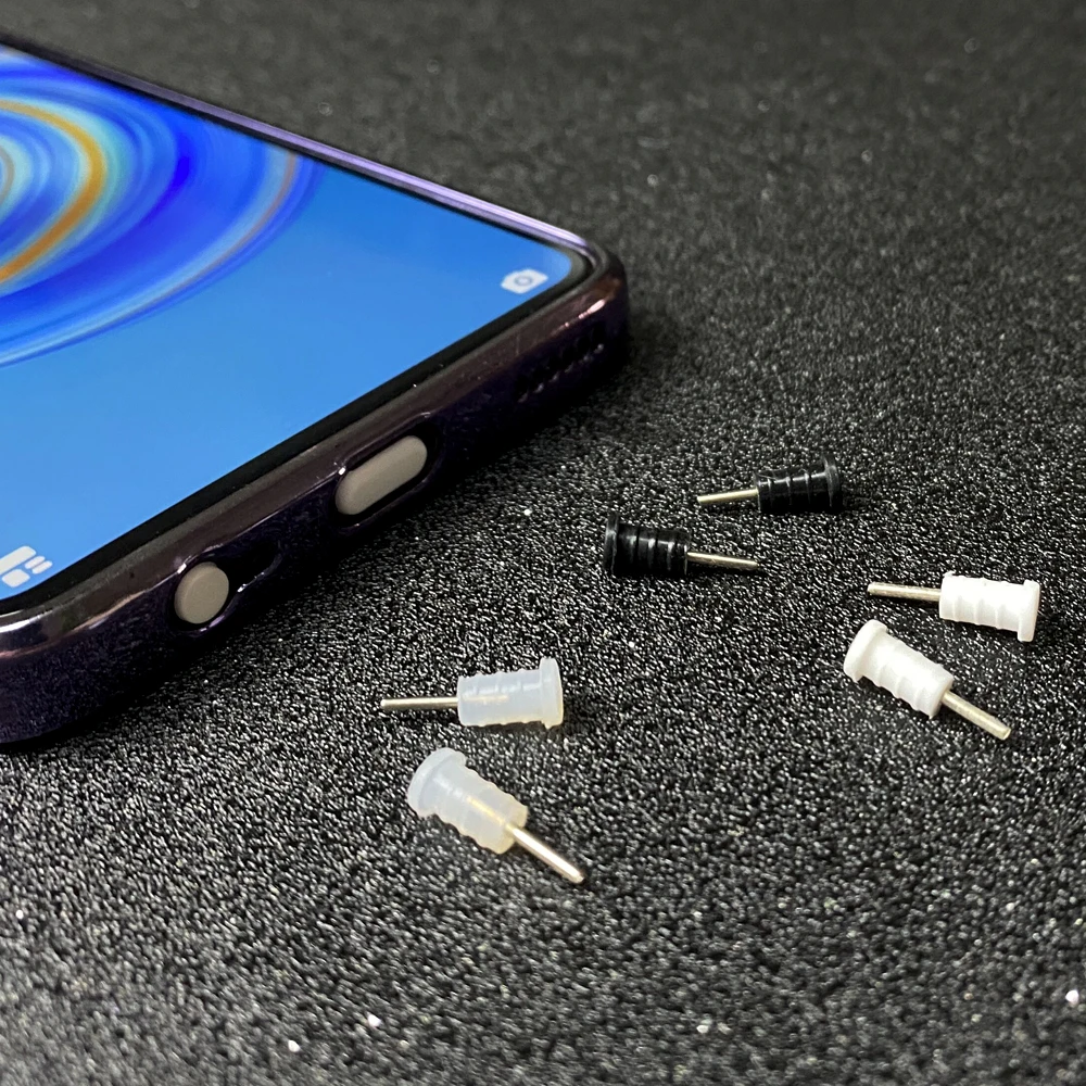 10/30/50 Uds. De silicona Universal 3,5mm tapón antipolvo para auriculares Mini Pin antipolvo conector multiusos accesorios para teléfonos inteligentes - imagen 2