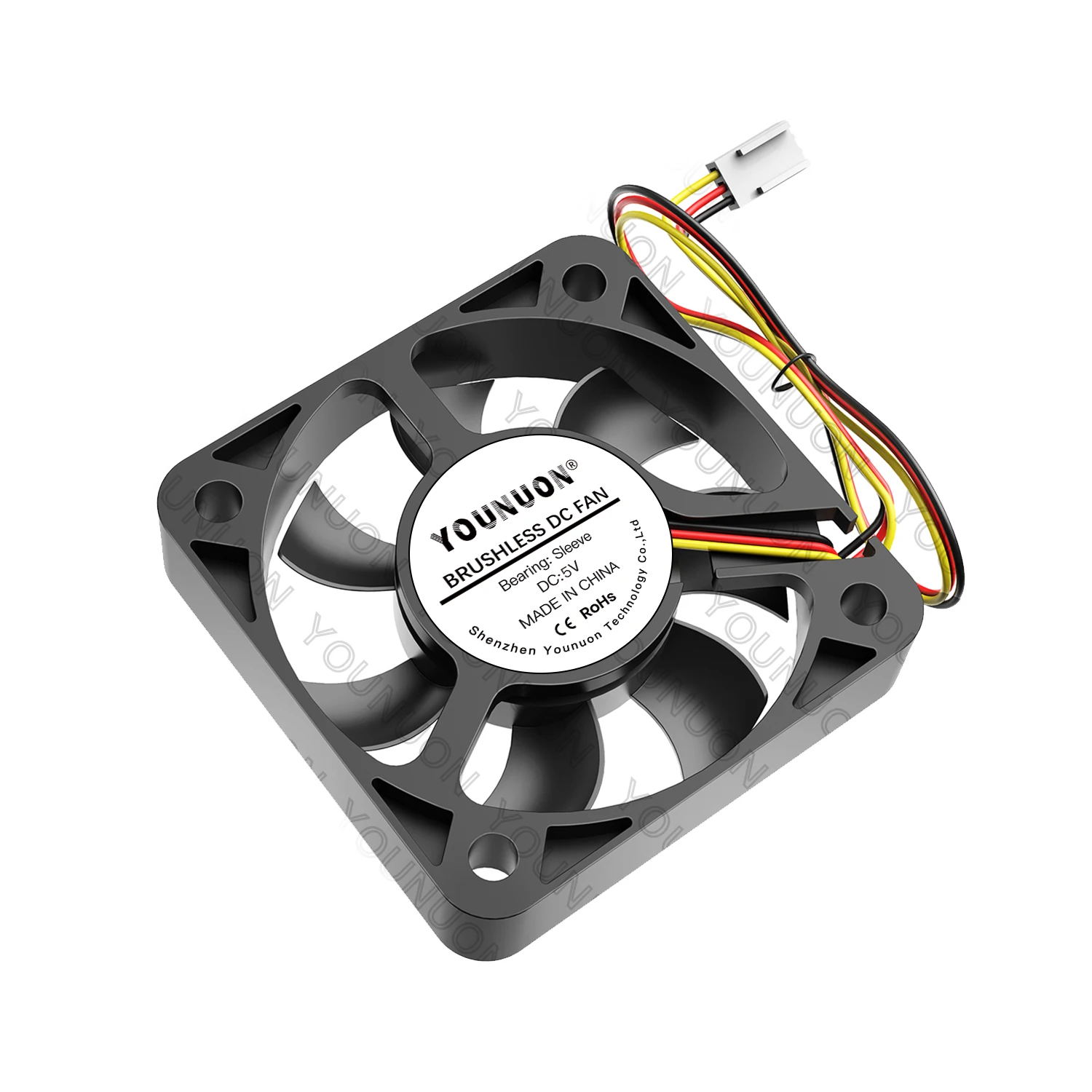 10 Uds 5010 50*50*10 12V ventilador de refrigeración 3Pin 50mm 5cm PC ordenador portátil ventilador de refrigeración Industrial 50x50x10mm ventilador de refrigeración FG - imagen 5