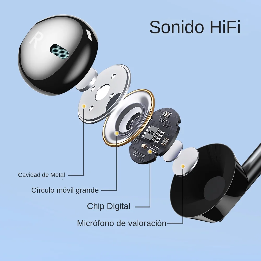 Essager-auriculares intrauditivos con cable de 3,5mm, cascos con micrófono para Xiaomi, Redmi, Samsung, ordenador, PC, tabletas, teléfono inteligente - imagen 4