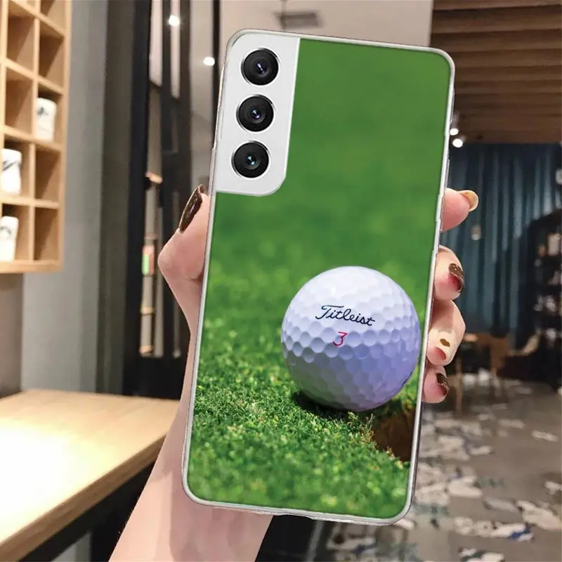 Funda de teléfono de silicona deportiva de Golf moderna para Samsung Galaxy S23 S24 S25 Ultra S21 Plus S20 FE S22 S10 + Funda de borde Galaxy S23 - imagen 3