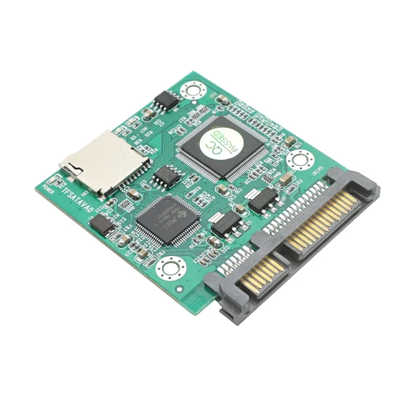 Tarjeta Micro SD TF a tarjeta adaptadora SATA de 22 pines Caja de disco duro de 2,5" Tarjetas TF a convertidor SATA 7+15 - imagen 4