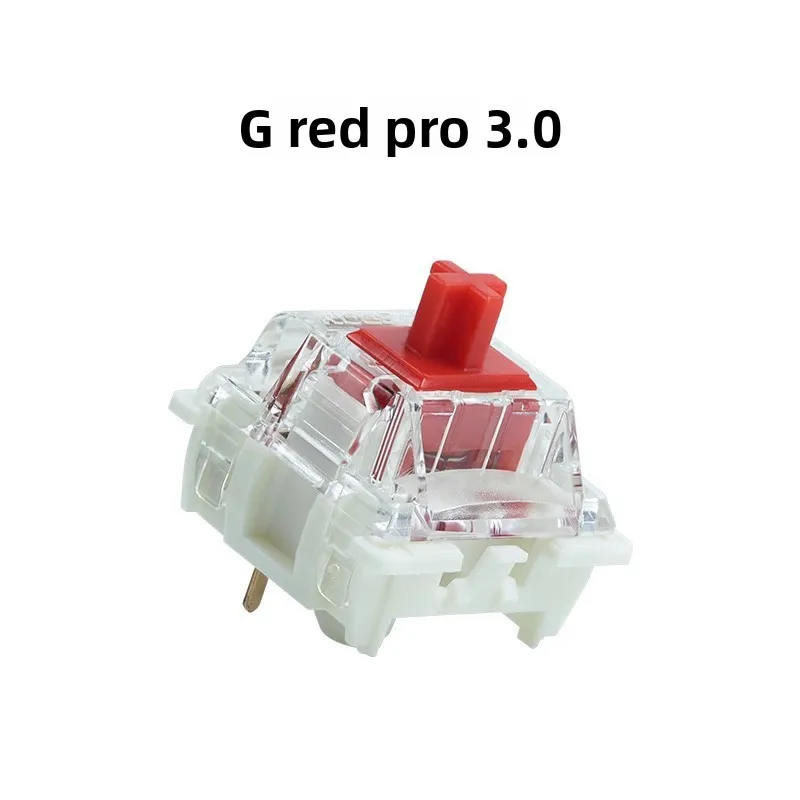 Interruptor de teclado mecánico Gateron eje de teclado mecánico eje de intercambio en caliente cuerpo G rojo amarillo plata PRO3.0 - imagen 5