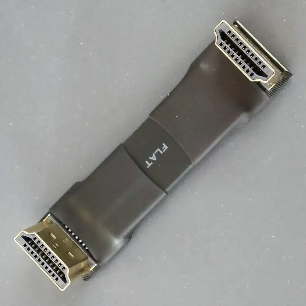 ADT codo Compatible con HDMI 2,0 tipo A Cable de extensión plano macho A macho en ángulo 4K 60Hz HD para fotografía aérea FPV cámara Gopro - imagen 5