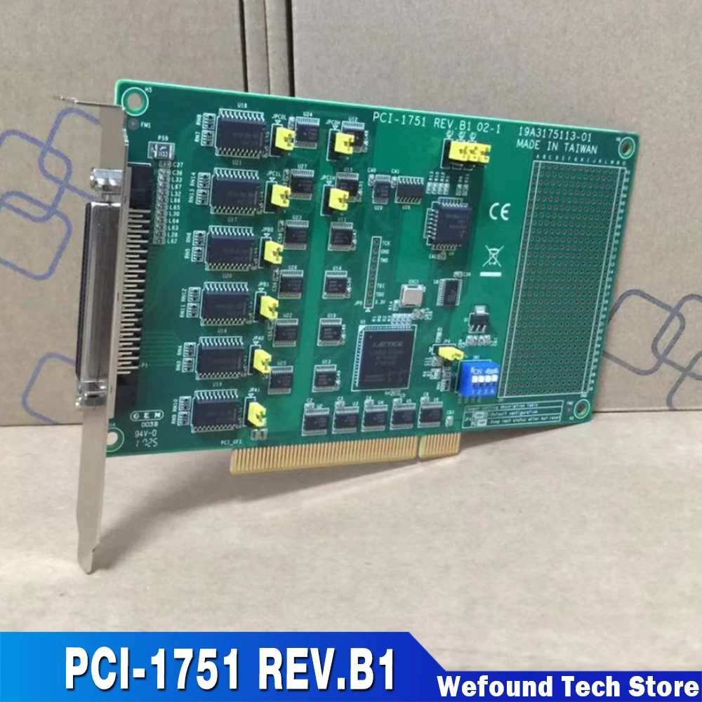 PCI-1751 REV. Advantech B1 para PCI-1751-BE, módulo de tarjeta de entrada/salida Digital TTL, e/O Digital, 48 bits - imagen 2