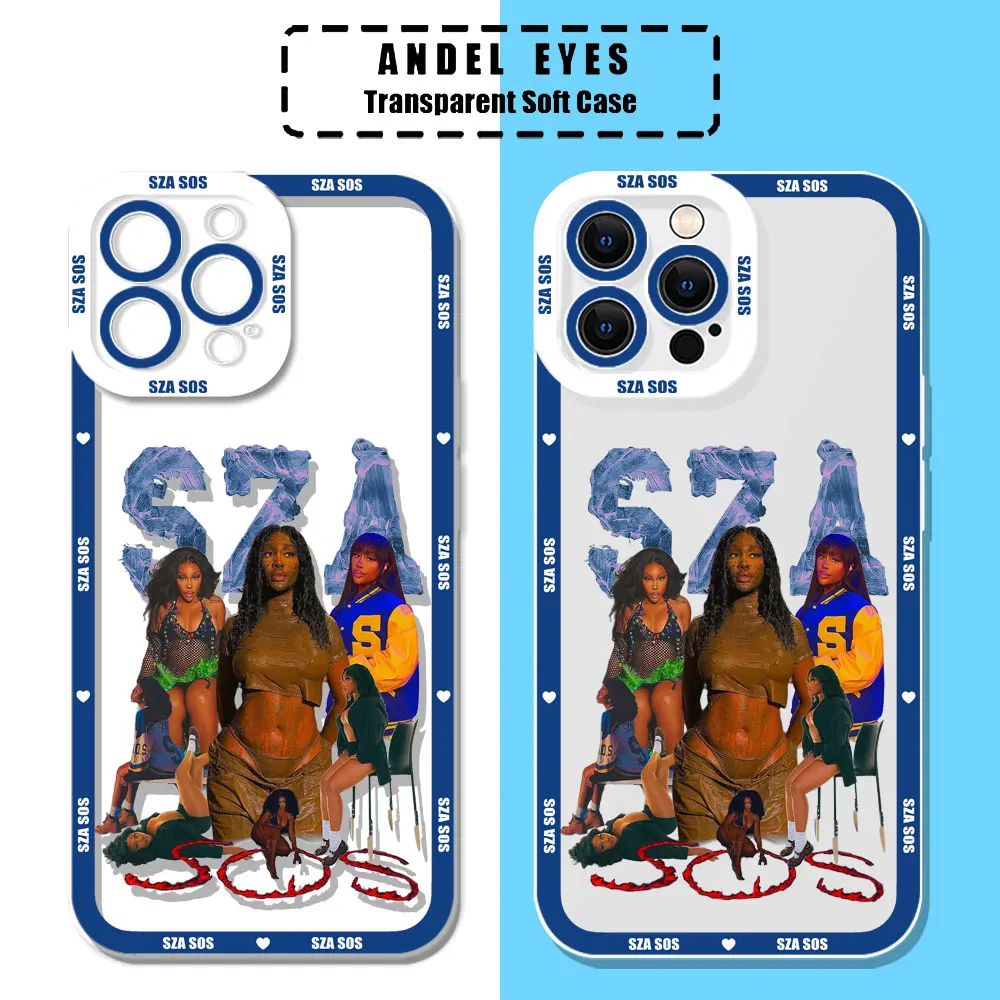 Funda con póster de Singer SZA SOS para Realme, C67, C65, C63, C55, C53, C35, C33, C31, C30, C21Y, C21, C20, C15, C12, 12, 10, 9, 9I, 8, 8I, 7 Pro Plus - imagen 2