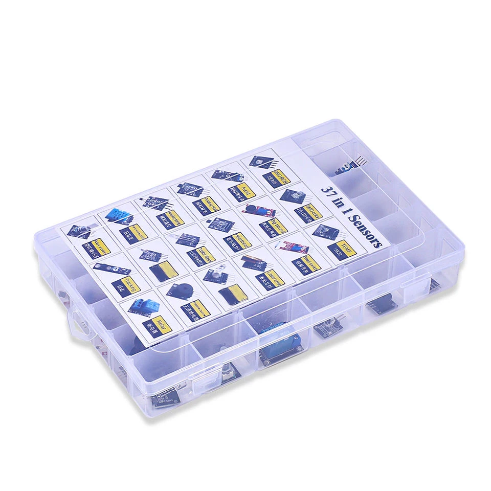 Para arduino 45 en 1 módulos de sensores Kit de inicio mejor que el kit de sensores 37 en 1 Kit de sensores 37 en 1 para UNO R3 MEGA2560 - imagen 4