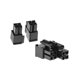 Conector Alimentación CPU 8P ATX 4+4 Pines Macho 5557 Negro