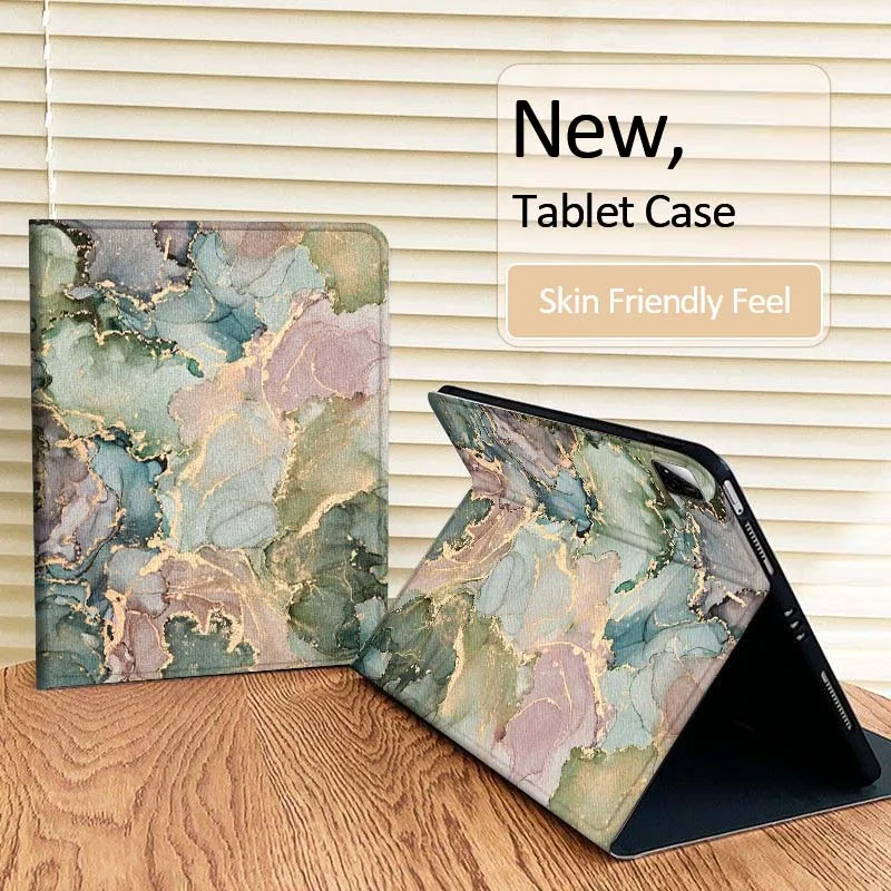 Textura creativa mármol fresco para Xiaomi Redmi Mi Pad 2 4 5 6 6s 7 8 11 12,5 12,4 11,2 8,7 SE Pro Plus Max funda para tableta