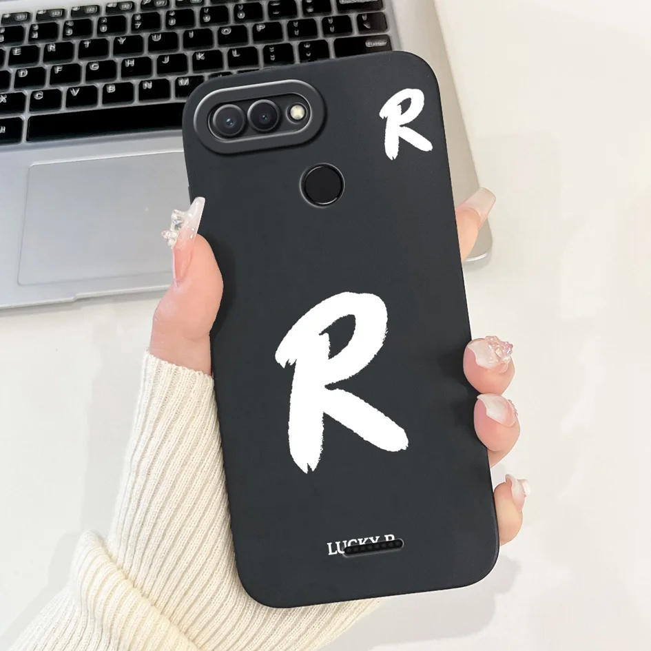 Para Xiaomi Redmi 6 6A funda bonita A Z letras en inglés protección de cámara de silicona suave TPU contraportada para Xiomi Redmi6 Redmi6A Capa - imagen 3