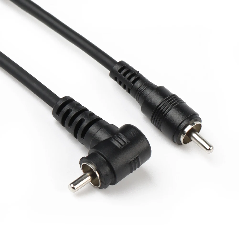 【LANO】 Conector RCA Macho a Hembra / Macho en Ángulo con Clip de Bloqueo, Cable Resistente al Frío para Película Calefactora de Casco de Motocicleta - imagen 3