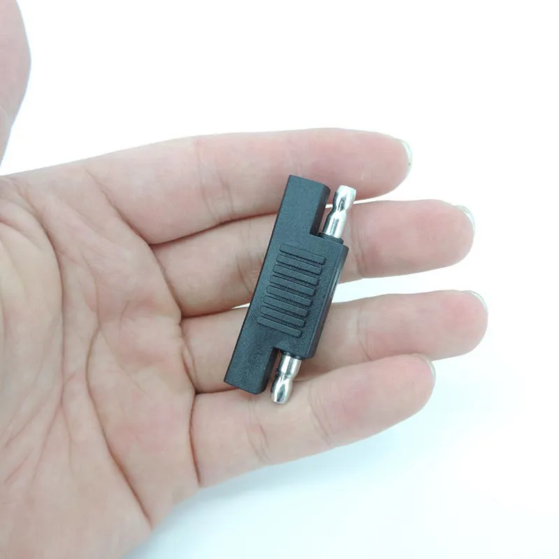 1 Uds 5 uds 12/24V Panel Solar SAE cabeza macho polaridad adaptador inverso conector cargador de batería para Cable de desconexión rápida - imagen 4