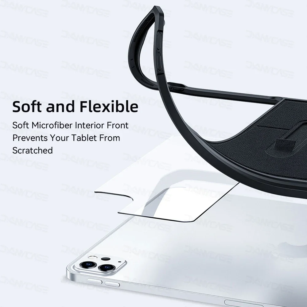 Funda transparente para tableta iPad Pro 11 10th 10,2 7/8/9th 9,7 5/6th 2022 2020 Air 4/5 10,9 mini 45 6, funda ultrafina con soporte - imagen 5