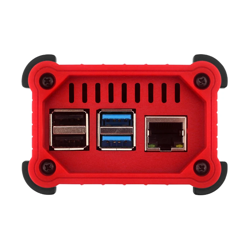 Raspberry Pi 4B carcasa de aleación de aluminio con ventilador de refrigeración disipadores de calor refrigeración activa pasiva para Raspberry Pi 4B - imagen 2