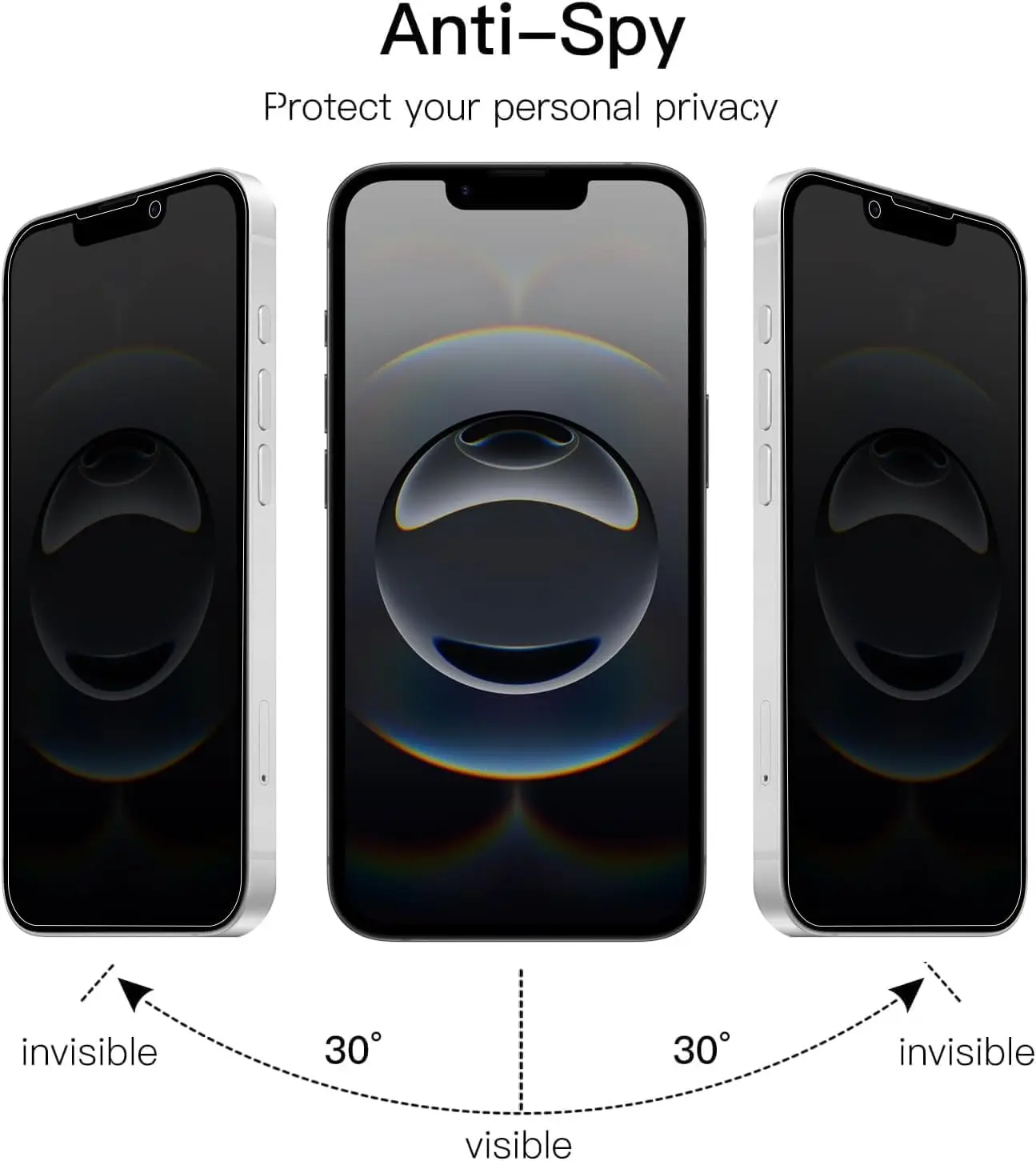 Protector de pantalla de privacidad para iPhone 16e vidrio templado antiespía iPhone 16e lente de cámara película de vidrio para iPhone 16e vidrio - imagen 5
